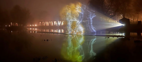 Lyskunst ved Vestjyllands Kunstpavillon